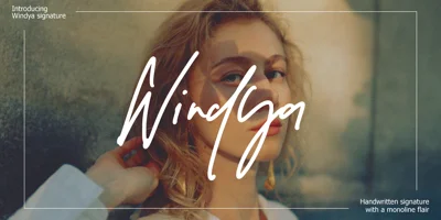 Windya Signature Font