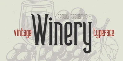 Winery Font