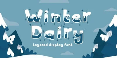 Winter Dairy Font