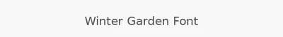 Winter Garden Font
