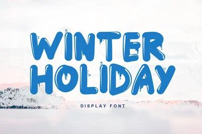 Winter Holiday - Playful Font