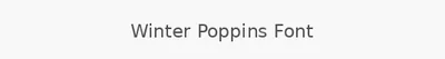 Winter Poppins Font