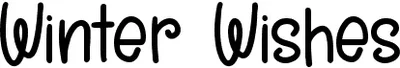 Winter Wishes Font