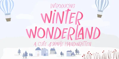 Winter Wonderland Font