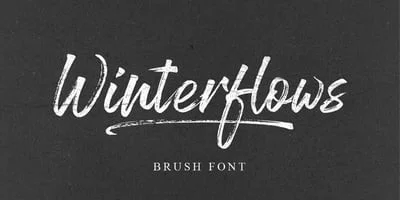Winterflows Font