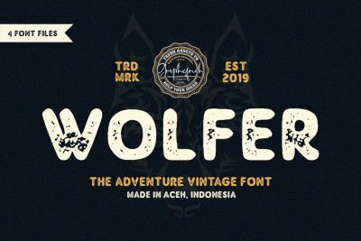 Wolfer | The Adventure Vintage Font
