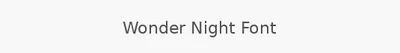 Wonder Night Font