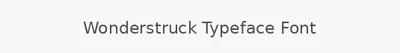 Wonderstruck Typeface Font