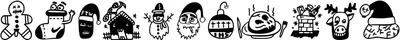 Woodcutter Fck Xmas Font