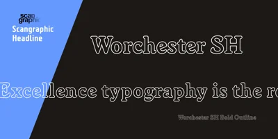 Worchester Round SH Font
