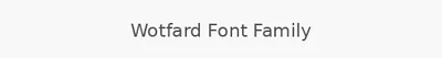 Wotfard Font Family