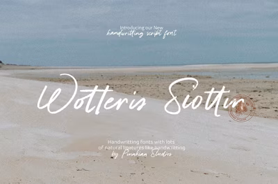 Wotteris Siottin - Handwriting Free Download