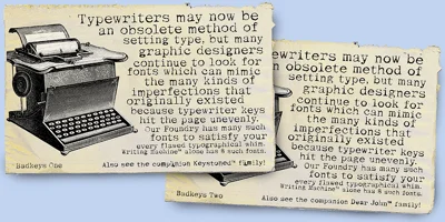 Writing Machine Font