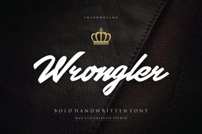 Wrongler Handwritten Font!