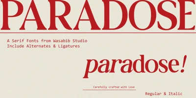 Ws Paradose Font