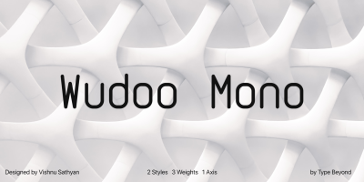 Wudoo Mono Font