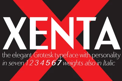 Xenta Sans fonts