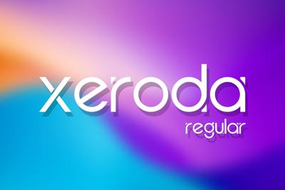 Xeroda Regular | Sans Serif Typeface Free Download