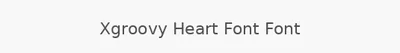 Xgroovy Heart Font Font