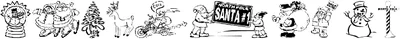 Xmas Clipart2 Font