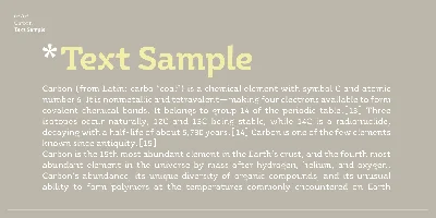 Ye Carbon Font