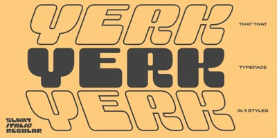 Yerk Font
