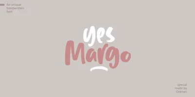 Yes Margo Font