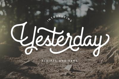 Yesterday Typeface Free Download