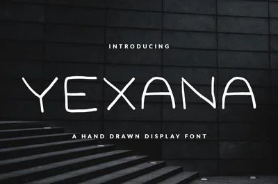 YEXANA FONT FOR HEADER & BOOK