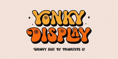 Yonky Display Font