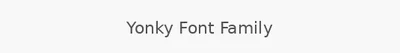 Yonky Font Family