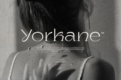 Yorkane - Stylish Half Serif Font
