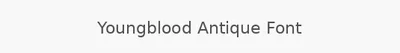 Youngblood Antique Font