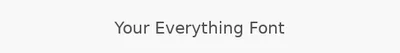Your Everything Font