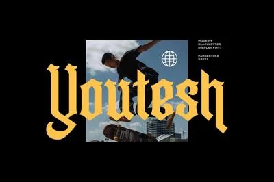 Youtesh Vintage Retro Fonts