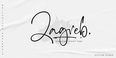 Zagreb Font
