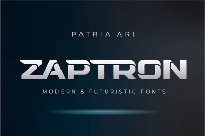 Zaptron - Modern Fonts Free Download