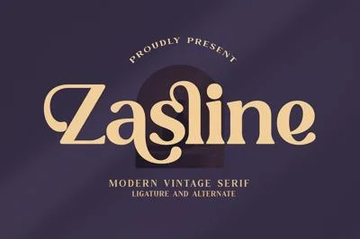 Zasline Modern Vintage Serif Font