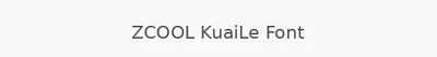 ZCOOL KuaiLe Font
