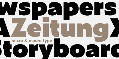 Zeitung Pro Font