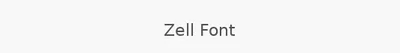 Zell Font