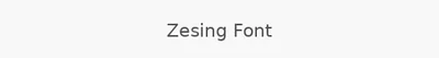 Zesing Font