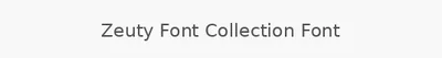 Zeuty Font Collection Font