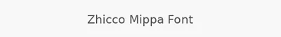 Zhicco Mippa Font
