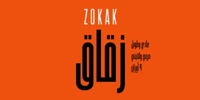 Zokak Arabic Font