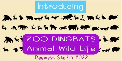 Zoo Dingbats Font