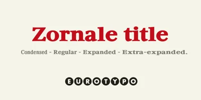 Zornale Title Font