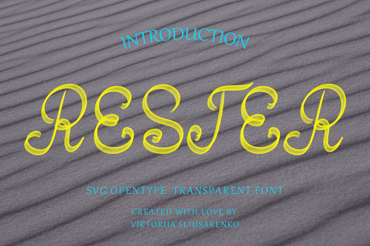 RESTER svg opentype font Free Download Free Download RESTER svg opentype font Free Download Free Download