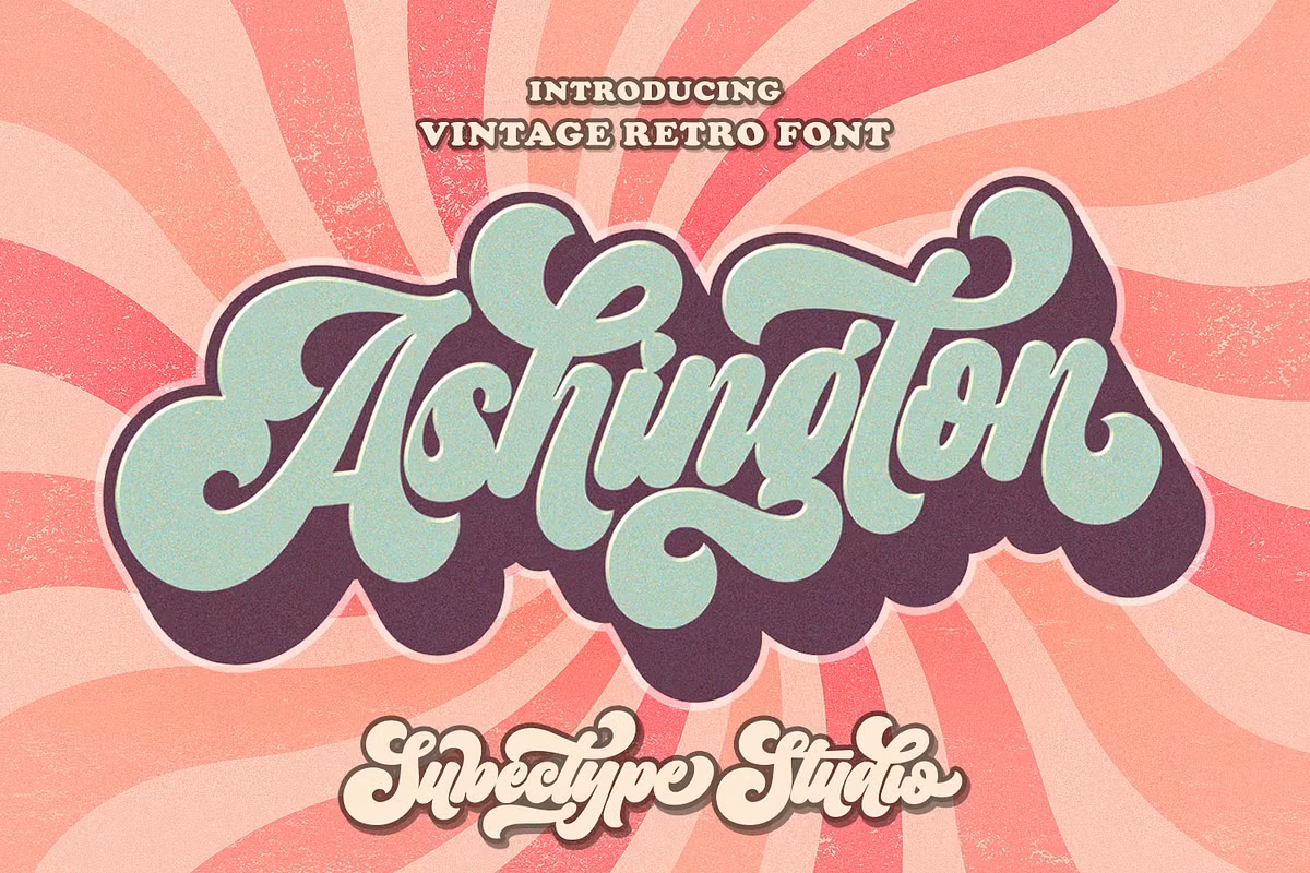 Retro Ashington - Vintage Font Free Download Free Download Retro Ashington - Vintage Font Free Download Free Download