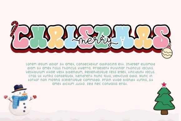 Retro Christmas Font Free Download Retro Christmas Font Free Download